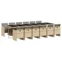 Garten-Essgruppe mit Kissen, 13-teilig, beiges synthetisches Rattan von vidaXL, Gartensets - Ref: Foro24-3277715, Preis: 1,00...