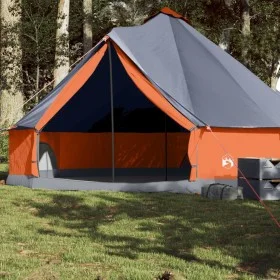 Familien-Tipi-Zelt für 8 Personen, wasserdicht, grau-orange von vidaXL, Zelte - Ref: Foro24-94590, Preis: 184,02 €, Rabatt: %