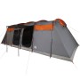 Family tunnel tent 10 people waterproof orange by vidaXL, tents - Ref: Foro24-94621, Price: 394,44 €, Discount: %