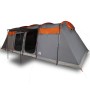 Family tunnel tent 10 people waterproof orange by vidaXL, tents - Ref: Foro24-94621, Price: 394,44 €, Discount: %