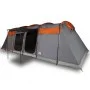 Family tunnel tent 10 people waterproof orange by vidaXL, tents - Ref: Foro24-94621, Price: 372,41 €, Discount: %