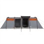 Family tunnel tent 10 people waterproof orange by vidaXL, tents - Ref: Foro24-94621, Price: 394,44 €, Discount: %