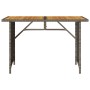 2-teilige Garten-Essgruppe mit grauen Kissen aus synthetischem Rattan von vidaXL, Gartensets - Ref: Foro24-366337, Preis: 277...