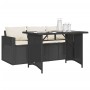 2-piece garden dining set with black synthetic rattan cushions by vidaXL, Garden sets - Ref: Foro24-366328, Price: 248,46 €, ...