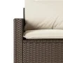 Gartensofa mit Kissen, 3-Sitzer, braunes synthetisches Rattan von vidaXL, Outdoor-Sofas - Ref: Foro24-366342, Preis: 210,94 €...