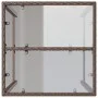 Brauner Outdoor-Stehtisch aus synthetischem Rattan, 70 x 70 x 110 cm von vidaXL, Gartentische - Ref: Foro24-368694, Preis: 13...
