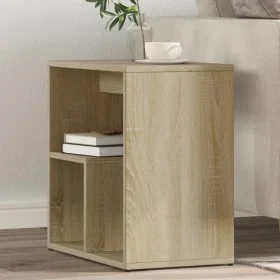 Beistelltisch aus eichenfarbenem Sperrholz, 50 x 30 x 50 cm von vidaXL, Seitentische - Ref: Foro24-840559, Preis: 36,37 €, Ra...