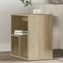 Beistelltisch aus eichenfarbenem Sperrholz, 50 x 30 x 50 cm von vidaXL, Seitentische - Ref: Foro24-840559, Preis: 36,37 €, Ra...