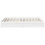White engineered wood bed frame with drawers 150x200 cm by vidaXL, Beds and slatted bases - Ref: Foro24-3280650, Price: 178,1...