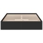 Cama con cajones madera de ingeniería negro 140x190 cm de vidaXL, Camas y somieres - Ref: Foro24-3280686, Precio: 195,09 €, D...