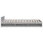Sonoma gray engineered wood bed with drawer 90x190 cm by vidaXL, Beds and slatted bases - Ref: Foro24-3280788, Price: 130,62 ...
