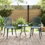 Gartenstühle 2 Einheiten grüner Aluminiumguss von vidaXL, Gartenstühle - Ref: Foro24-4002802, Preis: 250,51 €, Rabatt: %
