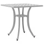 Weißer Gartentisch aus Aluminiumguss, 53 x 53 x 53 cm von vidaXL, Gartentische - Ref: Foro24-4002821, Preis: 67,86 €, Rabatt: %