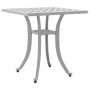 Weißer Gartentisch aus Aluminiumguss, 53 x 53 x 53 cm von vidaXL, Gartentische - Ref: Foro24-4002821, Preis: 68,97 €, Rabatt: %