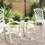 Weißer Gartentisch aus Aluminiumguss, 53 x 53 x 53 cm von vidaXL, Gartentische - Ref: Foro24-4002821, Preis: 67,86 €, Rabatt: %