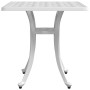 Weißer Gartentisch aus Aluminiumguss, 53 x 53 x 53 cm von vidaXL, Gartentische - Ref: Foro24-4002821, Preis: 68,97 €, Rabatt: %