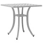 Weißer Gartentisch aus Aluminiumguss, 53 x 53 x 53 cm von vidaXL, Gartentische - Ref: Foro24-4002821, Preis: 67,86 €, Rabatt: %