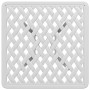 Mesa de jardín aluminio fundido blanco 53x53x53 cm de vidaXL, Mesas de jardín - Ref: Foro24-4002821, Precio: 68,97 €, Descuen...