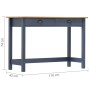 Hill console table with 2 pine wood drawers 110x45x74 cm by vidaXL, Side tables - Ref: Foro24-288993, Price: 105,06 €, Discou...