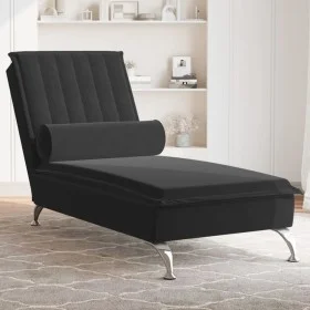 Massage Divan Sofa with Black Velvet Cushion by vidaXL, Daybeds - Ref: Foro24-379464, Price: 112,09 €, Discount: %