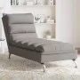 Sofá diván de masaje con cojines de tela gris taupe de vidaXL, Divanes - Ref: Foro24-379479, Precio: 192,27 €, Descuento: %