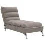Sofá diván de masaje con cojines de tela gris taupe de vidaXL, Divanes - Ref: Foro24-379479, Precio: 192,27 €, Descuento: %
