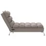 Sofá diván de masaje con cojines de tela gris taupe de vidaXL, Divanes - Ref: Foro24-379479, Precio: 192,27 €, Descuento: %