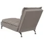 Sofá diván de masaje con cojines de tela gris taupe de vidaXL, Divanes - Ref: Foro24-379479, Precio: 192,27 €, Descuento: %