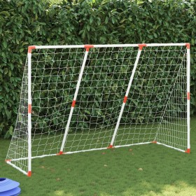 Fußballtor mit Bällen 2 in 1 weiß 184x64x124 cm von vidaXL, Fußballtore - Ref: Foro24-4008437, Preis: 54,90 €, Rabatt: %