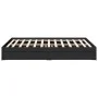 Black engineered wood bed frame with drawers 160x200 cm by vidaXL, Beds and slatted bases - Ref: Foro24-3280644, Price: 195,6...