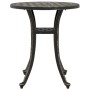 Mesa de jardín aluminio fundido bronce Ø48x53 cm by vidaXL, Garden tables - Ref: Foro24-4002823, Price: 69,12 €, Discount: %