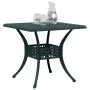 Mesa de jardín aluminio fundido verde 80x80x75 cm de vidaXL, Mesas de jardín - Ref: Foro24-4002814, Precio: 213,48 €, Descuen...