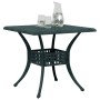 Mesa de jardín aluminio fundido verde 80x80x75 cm by vidaXL, Garden tables - Ref: Foro24-4002814, Price: 217,93 €, Discount: %