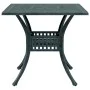 Mesa de jardín aluminio fundido verde 80x80x75 cm de vidaXL, Mesas de jardín - Ref: Foro24-4002814, Precio: 213,48 €, Descuen...