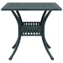 Mesa de jardín aluminio fundido verde 80x80x75 cm by vidaXL, Garden tables - Ref: Foro24-4002814, Price: 217,93 €, Discount: %
