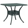 Mesa de jardín aluminio fundido verde 80x80x75 cm de vidaXL, Mesas de jardín - Ref: Foro24-4002814, Precio: 213,48 €, Descuen...