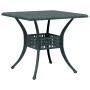 Mesa de jardín aluminio fundido verde 80x80x75 cm by vidaXL, Garden tables - Ref: Foro24-4002814, Price: 217,93 €, Discount: %