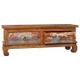 Recycled teak wood TV cabinet 110x35x40 cm by vidaXL, TV Furniture - Ref: Foro24-289059, Price: 152,50 €, Discount: %