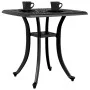 Mesa de jardín aluminio fundido negro 80x80x75 cm de vidaXL, Mesas de jardín - Ref: Foro24-4002816, Precio: 67,55 €, Descuent...