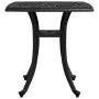 Mesa de jardín aluminio fundido negro 80x80x75 cm de vidaXL, Mesas de jardín - Ref: Foro24-4002816, Precio: 67,55 €, Descuent...