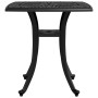Mesa de jardín aluminio fundido negro 80x80x75 cm by vidaXL, Garden tables - Ref: Foro24-4002816, Price: 79,11 €, Discount: %