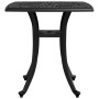 Mesa de jardín aluminio fundido negro 80x80x75 cm by vidaXL, Garden tables - Ref: Foro24-4002816, Price: 79,11 €, Discount: %
