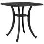Mesa de jardín aluminio fundido negro 80x80x75 cm de vidaXL, Mesas de jardín - Ref: Foro24-4002816, Precio: 67,55 €, Descuent...