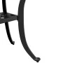 Mesa de jardín aluminio fundido negro 80x80x75 cm de vidaXL, Mesas de jardín - Ref: Foro24-4002816, Precio: 67,55 €, Descuent...