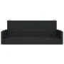 Banco columpio de ratán sintético negro 119x56x48 cm by vidaXL, garden benches - Ref: Foro24-365625, Price: 117,14 €, Discoun...