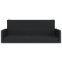 Banco columpio de ratán sintético negro 119x56x48 cm by vidaXL, garden benches - Ref: Foro24-365625, Price: 123,46 €, Discoun...