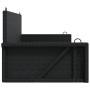 Schwarze Schaukelbank aus synthetischem Rattan 119x56x48 cm von vidaXL, Gartenbänke - Ref: Foro24-365625, Preis: 123,46 €, Ra...