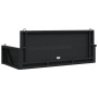 Banco columpio de ratán sintético negro 119x56x48 cm by vidaXL, garden benches - Ref: Foro24-365625, Price: 123,46 €, Discoun...
