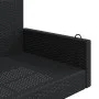 Schwarze Schaukelbank aus synthetischem Rattan 119x56x48 cm von vidaXL, Gartenbänke - Ref: Foro24-365625, Preis: 122,43 €, Ra...