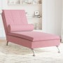 Sofá diván de masaje con cojín de terciopelo rosa by vidaXL, Daybeds - Ref: Foro24-379453, Price: 148,94 €, Discount: %